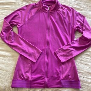 Adidas full zip lightweight jacket with pockets. Size small